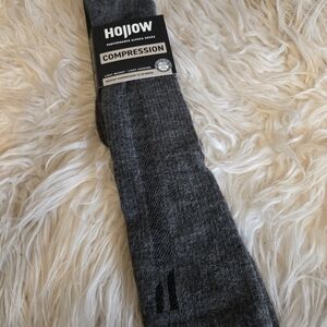 Hollow Compression Men's Socks - Gray